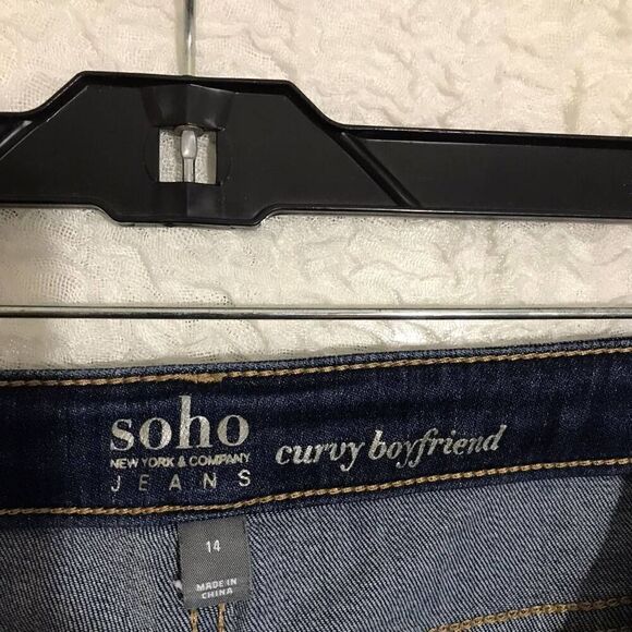 Soho Curvy Girlfriend Jeans Size 14 - Picture 6 of 6